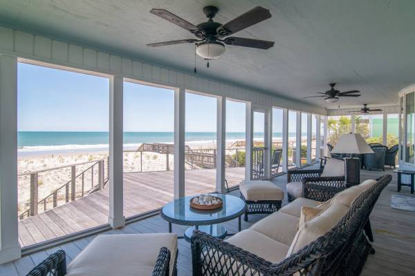 pawleys island vacation rental with pool oceanview